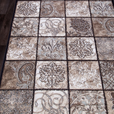 Российский ковер Valencia Delux D328 - BROWN