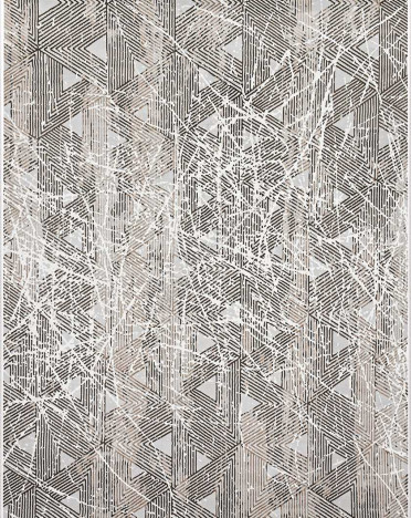 Ковер турецкий 36840B Sanat Viscon (полиэстер хит сет, бежевый, коричневый)