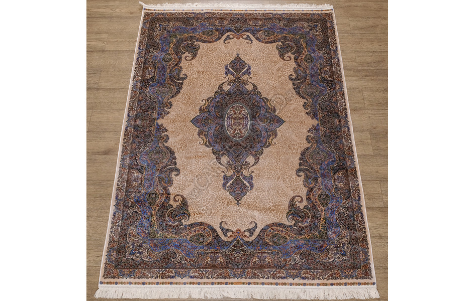 Ковер ДИЗАЙН 2018A ЦВЕТ CREAM / BLUE