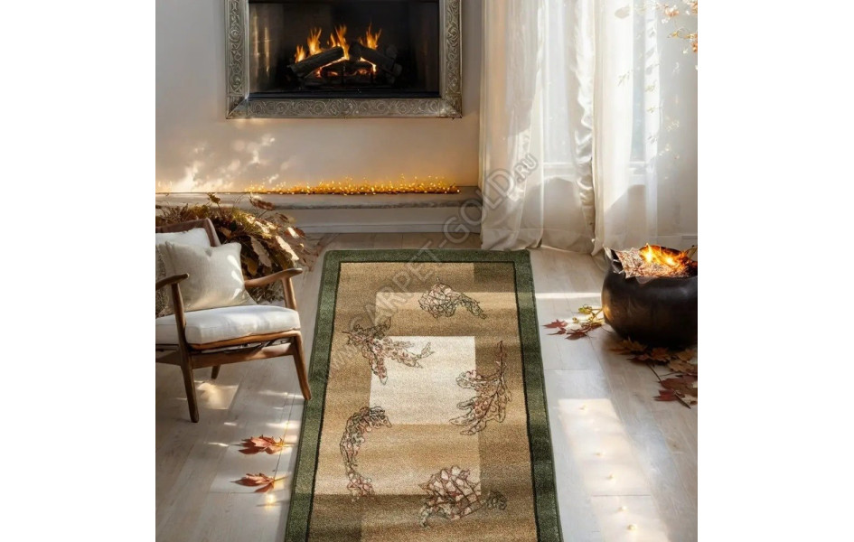 Польский шерстяной ковер ISFAHAN Adara Olive