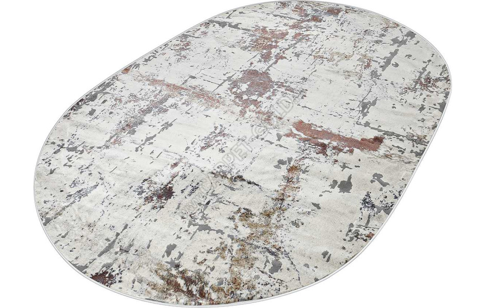 Турецкий ковер Regnum 37379A OVAL TERRA / L.GREY