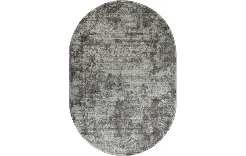Ковер F239 - GRAY-BEIGE - Овал - коллекция GRAFF