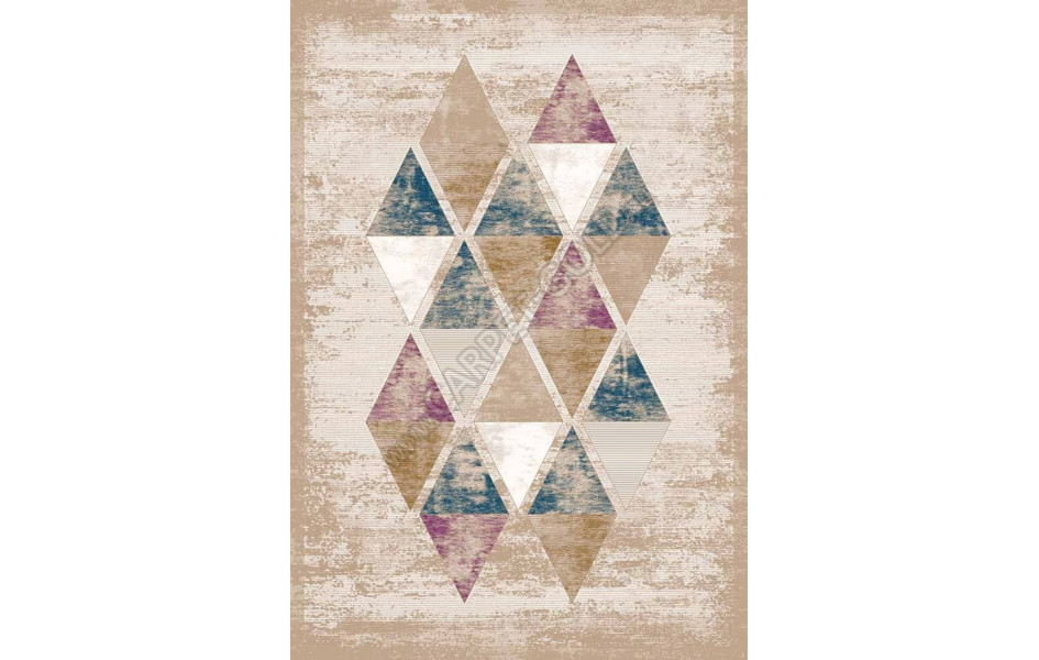 Ковер PN037B - BROWN / BROWN - Прямоугольник - коллекция PANAMA