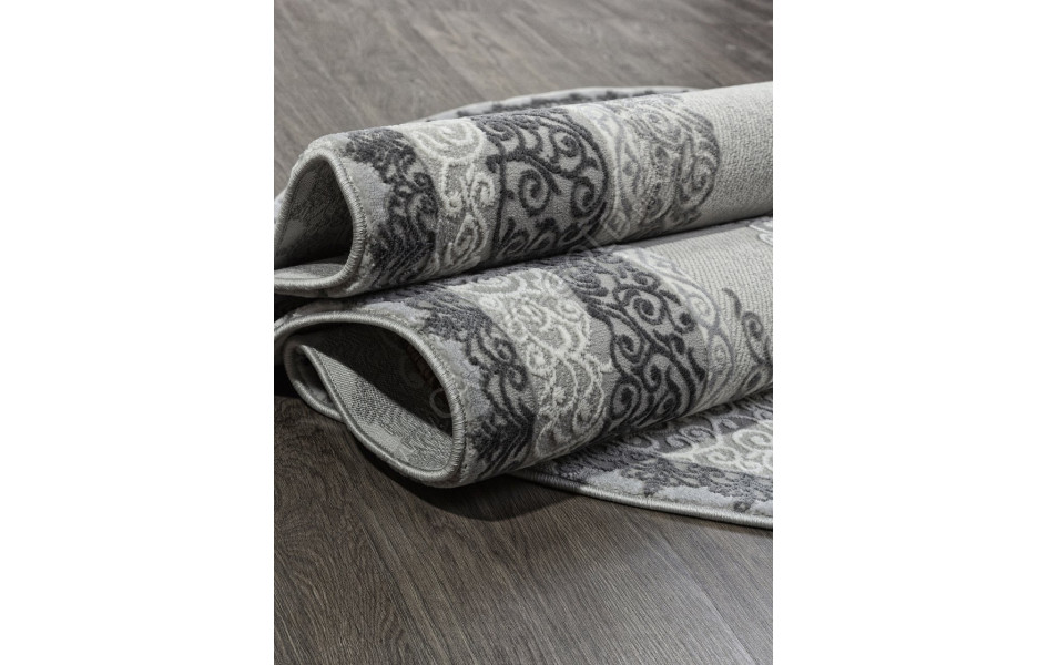 Ковер GL074G - GREY / GREY - Овал - коллекция NENSI