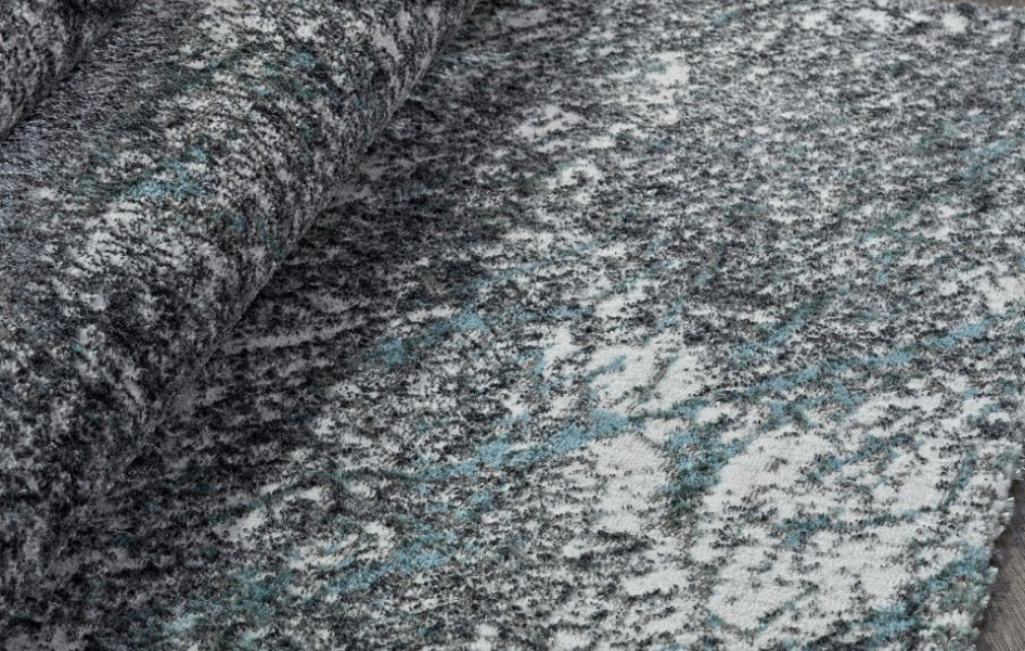 Ковер 02474H - BLUE / GREY - Прямоугольник - коллекция SAFARI