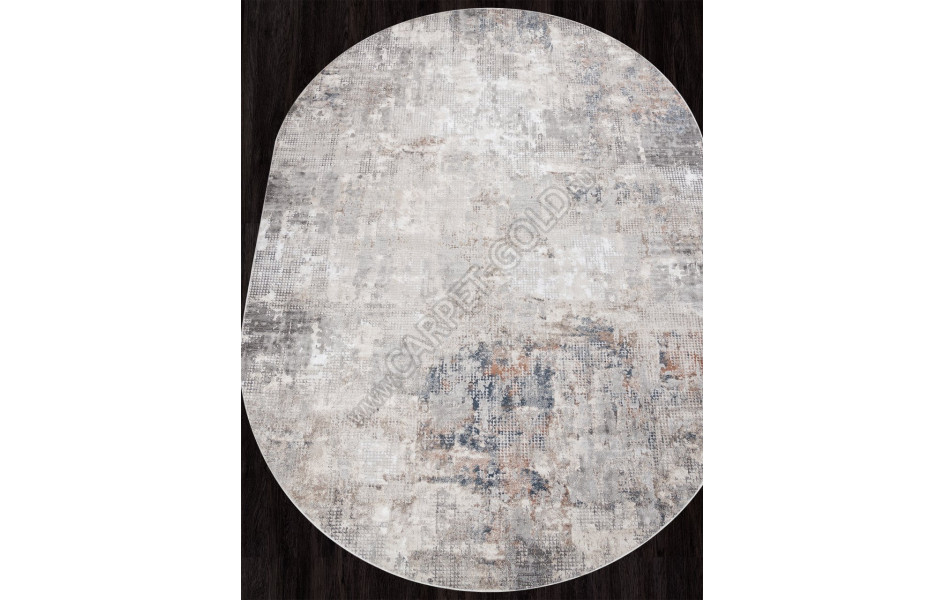 Ковер 02950A - BLUE / BEIGE - Овал - коллекция KIRKE