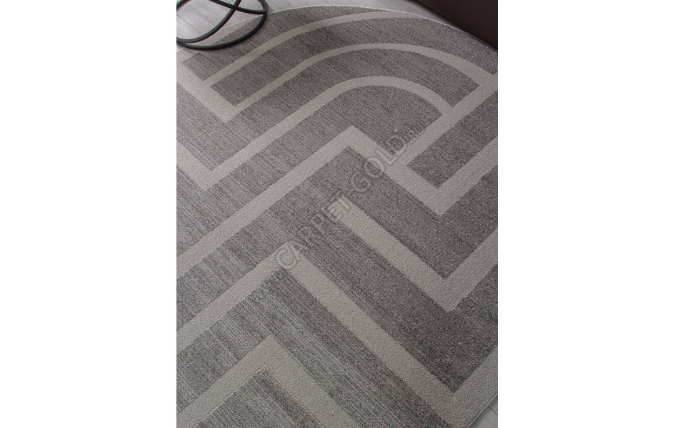 Ковер F439 - LIGHT GRAY - Овал - коллекция DIOS