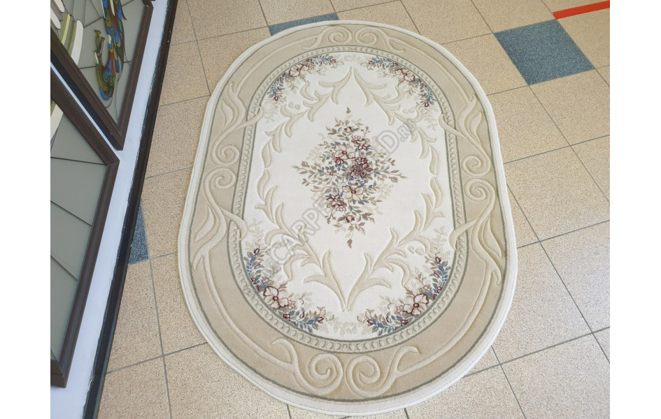 Молдавский шерстяной ковер Premium 2518-2-51053 Oval